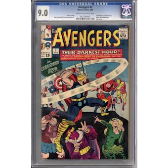 Avengers #7 CGC 9.0 (C-OW) *0917094003*