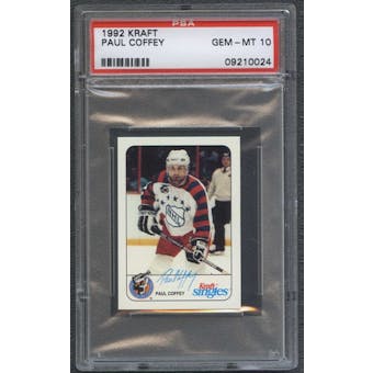1992/93 Kraft Hockey Paul Coffey PSA 10 (GEM MT) *0024