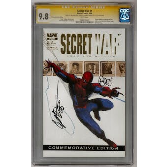 Secret War #1 CGC 9.8 Signature Series Brian Bendis & Gabriele Dell'Otto (W) *0938878002*