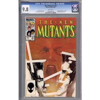 New Mutants #26 CGC 9.8 (W) *0939509014*