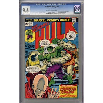 Incredible Hulk #164 CGC 9.6 (OW-W) *0966159005*