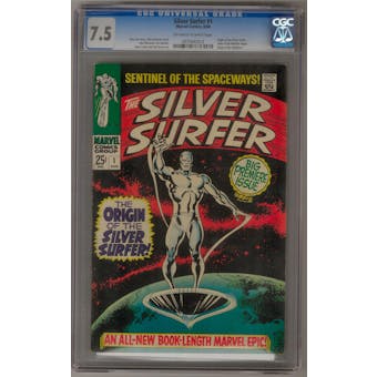 Silver Surfer #1 CGC 7.5 (OW-W) *0975692013*