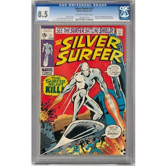 Silver Surfer #17 CGC 8.5 (OW-W) *097622010*