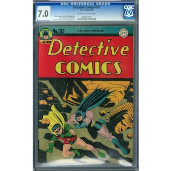 Detective Comics #103 CGC 7.0 (W) *0982677001*