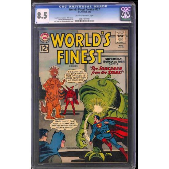 World's Finest Comics #127 CGC 8.5 (C-OW) *0997491008*