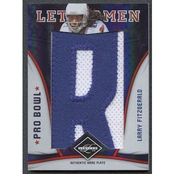 2009 Leaf Limited Pro Bowl Lettermen #4 Larry Fitzgerald 7/10 'R' Game Used