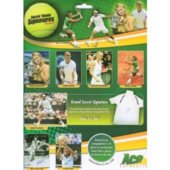 2009 Ace Authentic Secret Tennis Signatures Series 1 Hobby Box