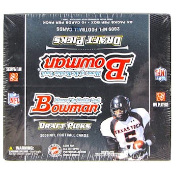 2009 Bowman Draft Picks Football 24-Pack Box