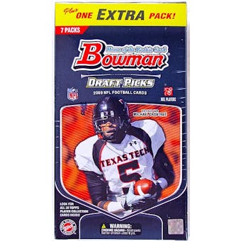 2009 Bowman Draft Picks Football Blaster 8-Pack Box