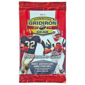 2009 Donruss Gridiron Gear Football Retail Pack (Lot of 24)