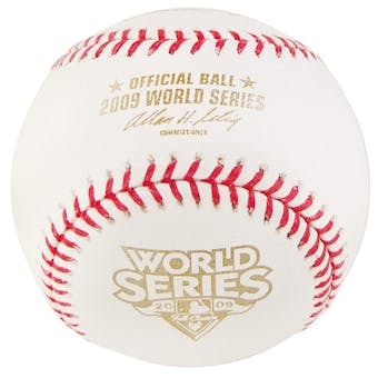 Rawlings 2009 World Series Commemorative Official Baseball (Slightly Stained)