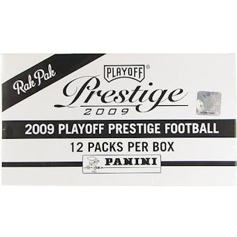 2009 Playoff Prestige Football Rack Pak 12-Pack Box
