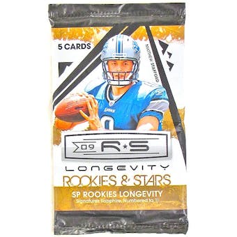 2009 Donruss Rookies & Stars Longevity Football Retail Pack