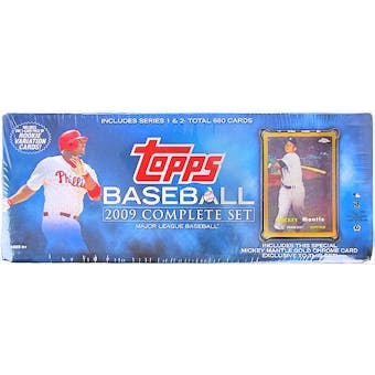 2009 Topps Factory Set Baseball Retail (Box) Mickey Mantle Edition