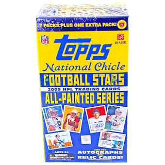 2009 Topps National Chicle Football 8-Pack Blaster Box