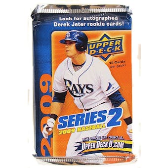 2009 Upper Deck Series 2 Baseball Retail Pack