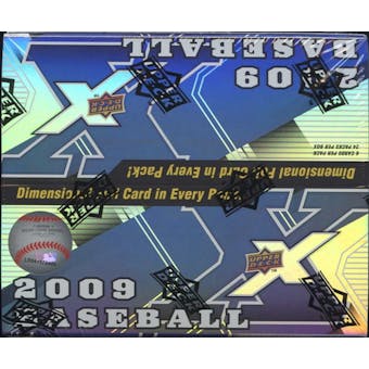 2009 Upper Deck X Baseball 24-Pack Box