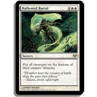 Magic the Gathering Eventide Single Hallowed Burial Foil