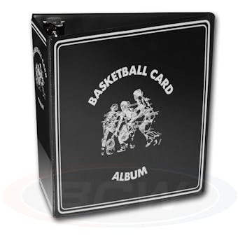 BCW 3" Black Basketball Card Collectors Album