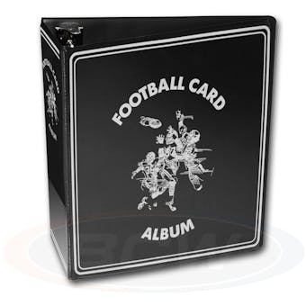 BCW 3" Black Football Card Collectors Album