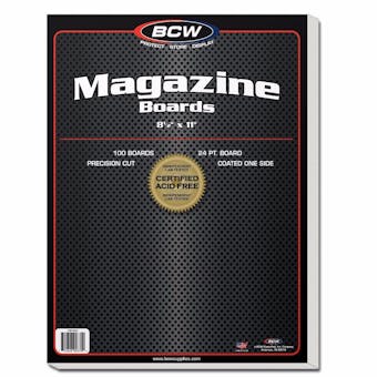 BCW Magazine Backing Boards (100 Ct.)