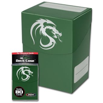 CLOSEOUT - BCW GREEN DECK BOX 90-BOX CASE