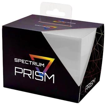 BCW Prism Deck Case - Pale Moon White