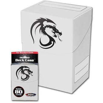 CLOSEOUT - BCW WHITE DECK BOX 90-BOX CASE