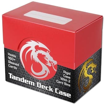 CLOSEOUT - BCW RED TANDEM DECKBOX