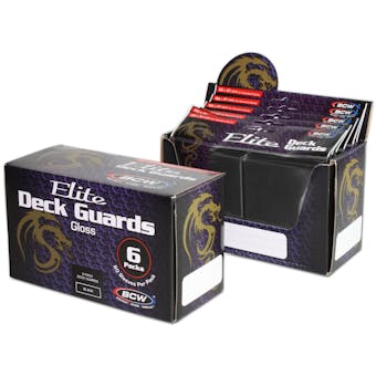 CLOSEOUT - BCW ELITE GLOSSY BLACK DECK PROTECTORS BOX - 480 SLEEVES !!!