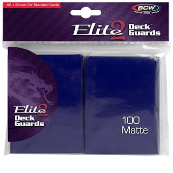 BCW Deck Guard Elite2 - Anti-Glare Blue