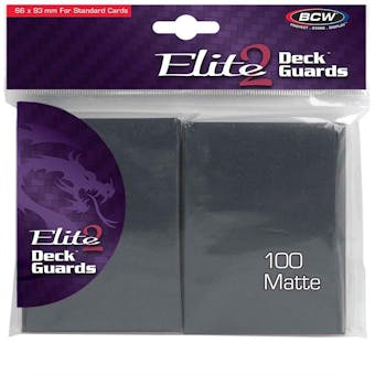 BCW Deck Guard Elite2 - Anti-Glare Gray