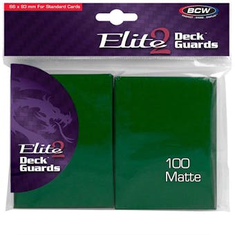 BCW Deck Guard Elite2 - Anti-Glare Green