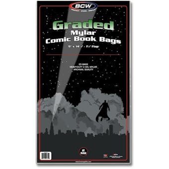 BCW Graded Mylar Comic Book Bag - 2 Mil (25 Ct.)
