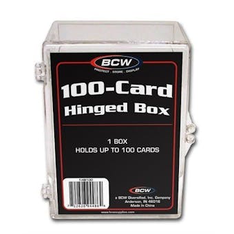 BCW Hinged Trading Card Box (100 Count)