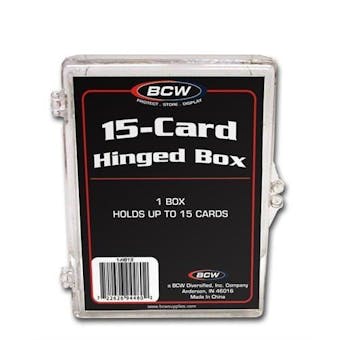 BCW Hinged Trading Card Box (15 Count)