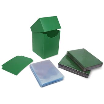 BCW Combo Pack - Inner Sleeves and Elite2 Deck Protectors - Green