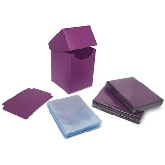 BCW Combo Pack - Inner Sleeves and Elite2 Deck Protectors - Mulberry