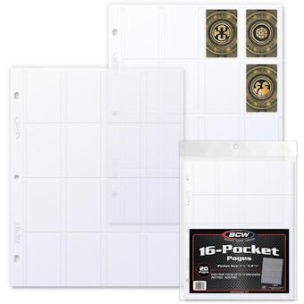 BCW Pro 16-Pocket Page Topload (20 Ct.)