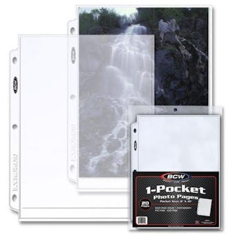 BCW Pro 8x10 Photo Page (20 CT. Pack)