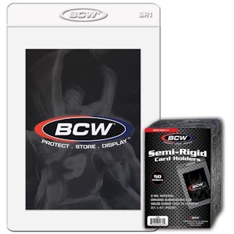 BCW Semi-Rigid Card Holder 50-Count Pack