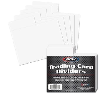 BCW Trading Card Dividers (Horizontal) (10 Ct.)