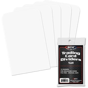 BCW Tall Trading Card Dividers (10 Ct.)