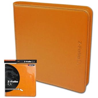 BCW Z-Folio 12-Pocket LX Album - Orange