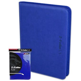 BCW Z-Folio 9-Pocket LX Album - Blue