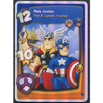 Marvel Super Hero Squad Hero's Destiny Single Pure Justice Super Rare