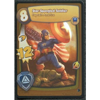 Marvel Super Hero Squad Hero's Destiny Single Star Spangled Soldier Rare