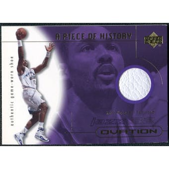 2000/01 Upper Deck Ovation A Piece of History Karl Malone Shoe #KMS White