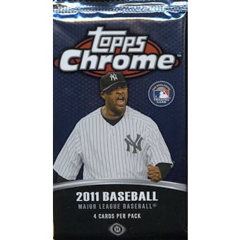 2011 Topps Chrome Baseball Hobby Pack