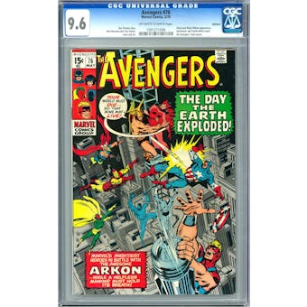 Avengers #76 CGC 9.6 Oakland Pedigree (OW-W) *1001271006*